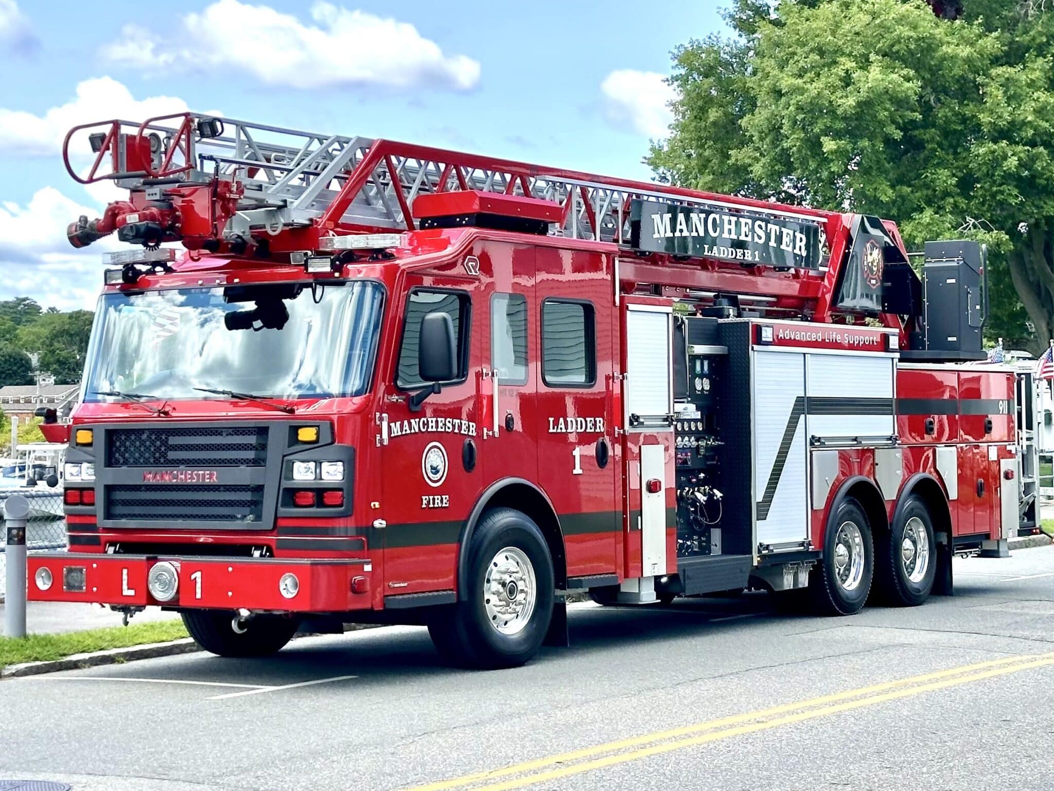 Manchester by the Sea Fire Department Ladder Truck